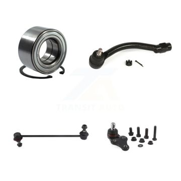 Front Left Wheel Bearing Lower Ball Joint Outer Tie Rod Sway Bar Link Kit For Kia Soul EV K7T-102682