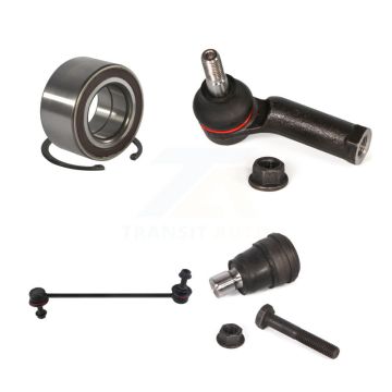 Front Left Bearing Lower Ball Joint Outer Tie Rod End Link Kit For 2011-2019 Ford Fiesta K7T-102684