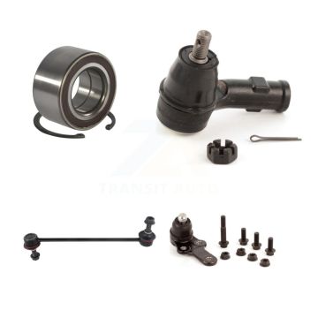 Front Left Wheel Bearing Lower Ball Joint Outer Tie Rod Sway Bar Link Kit For Ford Focus K7T-102688