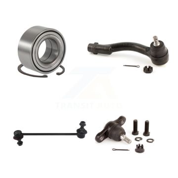 Front Left Wheel Bearing Lower Ball Joint Outer Tie Rod & Link Kit For Hyundai Tucson Kia K7T-102703