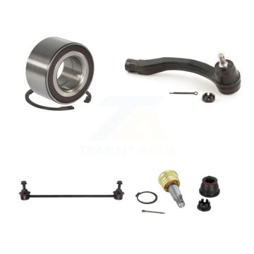 Front Left Bearing Lower Ball Joint Outer Tie Rod & Link Kit For 2010-2011 Honda Insight K7T-102708