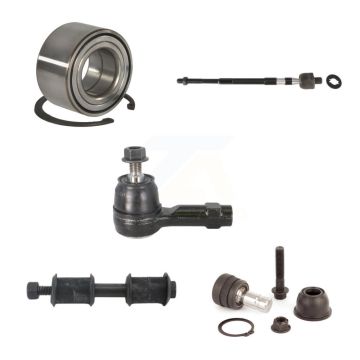 Front Bearing Lower Ball Joint Outer Inner Tie Rod & Link Kit (5Pc) For Mitsubishi Lancer K7T-102718