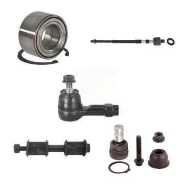 Front Bearing Lower Ball Joint Outer Inner Tie Rod & Link Kit (5Pc) For Mitsubishi Lancer K7T-102719