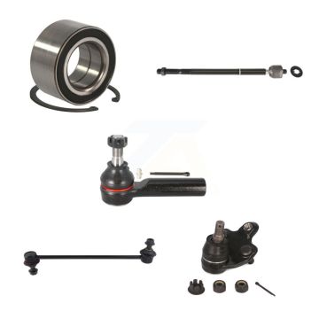 Front Bearing Lower Ball Joint Tie Rod Link Kit (5Pc) For 09-13 Toyota Matrix S with 2.4L K7T-102725