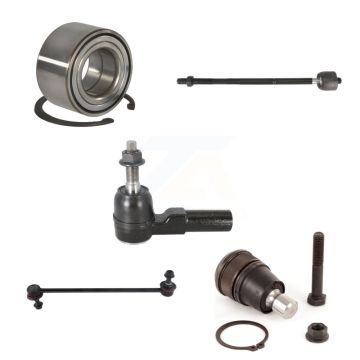 Front Wheel Bearing Lower Ball Joint Tie Rod Link Kit (5Pc) For Ford Escape Mazda Tribute K7T-102732
