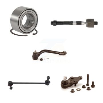 Front Left Bearing Lower Ball Joint Tie Rod Link Kit (5Pc) For Kia Optima Hyundai Sonata K7T-102740