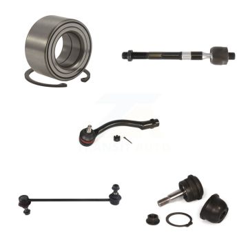 Front Left Bearing Lower Ball Joint Outer Inner Tie Rod Link Kit (5Pc) For Hyundai Accent K7T-102741