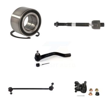 Front Left Bearing Lower Ball Joint Outer Inner Tie Rod & Link Kit (5Pc) For Honda Civic K7T-102745