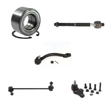 Front Left Bearing Lower Ball Joint Outer Inner Tie Rod & Link Kit (5Pc) For Kia Soul EV K7T-102751