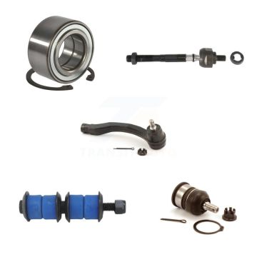 Front Left Bearing Lower Ball Joint Tie Rod Link Kit (5Pc) For Honda Civic Acura Integra K7T-102754