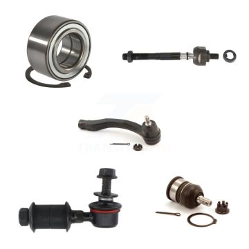 Front Left Bearing Lower Ball Joint Tie Rod Link Kit (5Pc) For Acura EL Integra Honda del K7T-102755