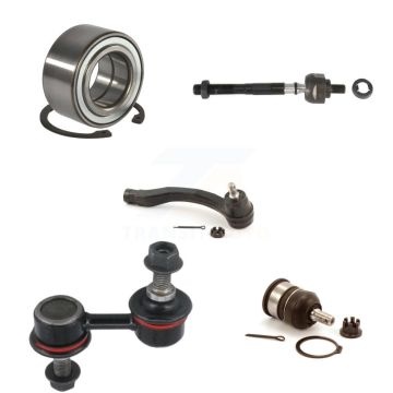 Front Left Bearing Lower Ball Joint Tie Rod & Link Kit (5Pc) For 1999-2000 Honda Civic Si K7T-102757