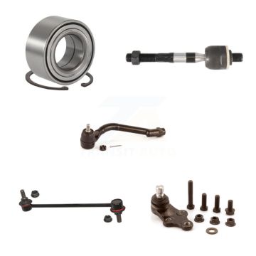 Front Left Wheel Bearing Lower Ball Joint Tie Rod & Link Kit (5Pc) For Hyundai Tucson Kia K7T-102758