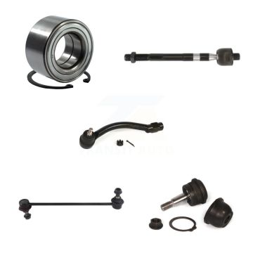 Front Left Bearing Lower Ball Joint Tie Rod & Link Kit (5Pc) For Hyundai Elantra GT Coupe K7T-102762