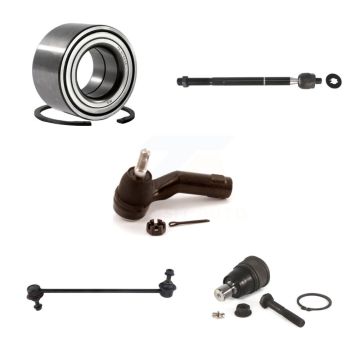 Front Left Wheel Bearing Lower Ball Joint Outer Inner Tie Rod Link Kit (5Pc) For Mazda 3 K7T-102771