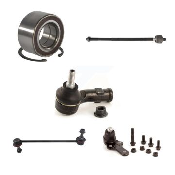 Front Left Bearing Lower Ball Joint Outer Inner Tie Rod End Link Kit (5Pc) For Ford Focus K7T-102775