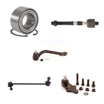 Front Left Bearing Lower Ball Joint Tie Rod Link Kit (5Pc) For Hyundai Sonata GAS engine K7T-102777