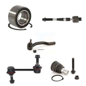 Front Left Bearing Lower Ball Joint Tie Rod End Link Kit (5Pc) For Ford Edge Lincoln MKX K7T-102778