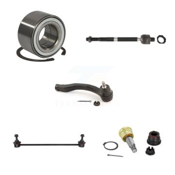 Front Left Bearing Lower Ball Joint Outer Inner Tie Rod End Link Kit (5Pc) For Honda Fit K7T-102783