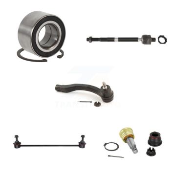 Front Left Bearing Lower Ball Joint Outer Inner Tie Rod End Link Kit (5Pc) For Honda Fit K7T-102784