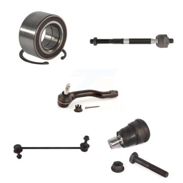 Front Left Bearing Lower Ball Joint Tie Rod Sway Bar Link Kit (5Pc) For 2011-2014 Mazda 2 K7T-102785