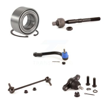 Front Right Bearing Lower Ball Joint Outer Inner Tie Rod End Link Kit (5Pc) For Kia Rondo K7T-102789