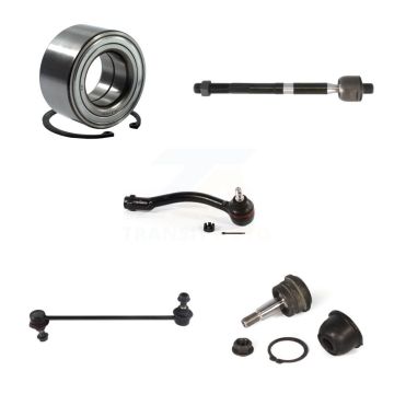 Front Right Bearing Lower Ball Joint Tie Rod End Link Kit (5Pc) For Kia Forte Forte5 Koup K7T-102792