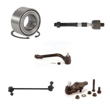 Front Right Bearing Lower Ball Joint Tie Rod Link Kit (5Pc) For Kia Optima Hyundai Sonata K7T-102793
