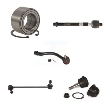Front Right Bearing Lower Ball Joint Tie Rod & Sway Bar Link Kit (5Pc) For Hyundai Accent K7T-102794