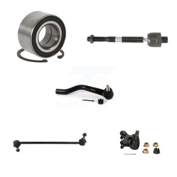 Front Right Wheel Bearing Lower Ball Joint Tie Rod Link Kit (5Pc) For Honda Civic Insight K7T-102797