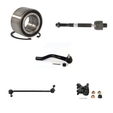 Front Right Bearing Lower Ball Joint Outer Inner Tie Rod & Link Kit (5Pc) For Honda Civic K7T-102798