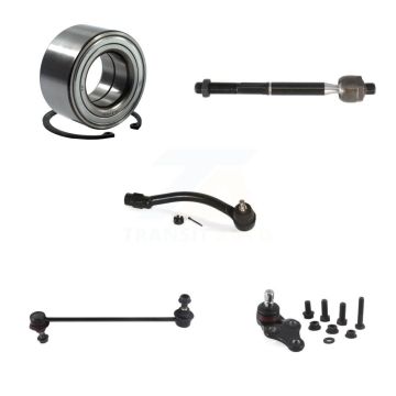 Front Right Bearing Lower Ball Joint Outer Inner Tie Rod & Link Kit (5Pc) For Kia Soul EV K7T-102804