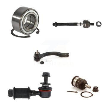 Front Right Bearing Lower Ball Joint Tie Rod & Link Kit (5Pc) For Acura EL Integra Honda K7T-102808