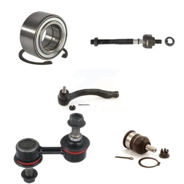 Front Right Bearing Lower Ball Joint Tie Rod Link Kit (5Pc) For 1999-2000 Honda Civic Si K7T-102810