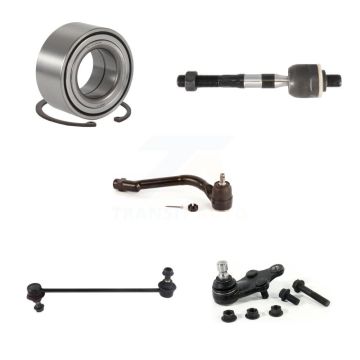 Front Right Bearing Lower Ball Joint Tie Rod End Link Kit (5Pc) For Kia Sportage Hyundai K7T-102812