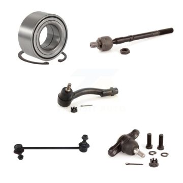 Front Right Wheel Bearing Lower Ball Joint Tie Rod Link Kit (5Pc) For Hyundai Tucson Kia K7T-102818