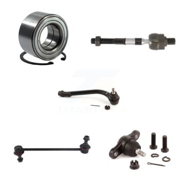 Front Right Bearing Lower Ball Joint Tie Rod End Link Kit (5Pc) For Kia Forte Koup Forte5 K7T-102826