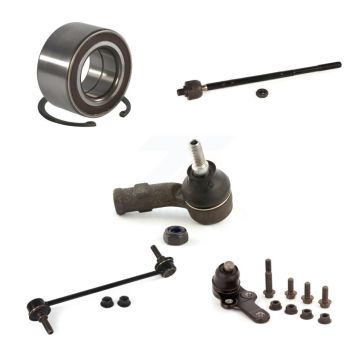Front Right Bearing Lower Ball Joint Outer Inner Tie Rod & Link Kit (5Pc) For Ford Focus K7T-102829
