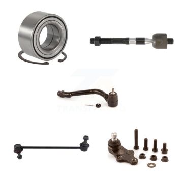 Front Right Bearing Lower Ball Joint Tie Rod Link Kit (5Pc) For Hyundai Sonata GAS engine K7T-102830