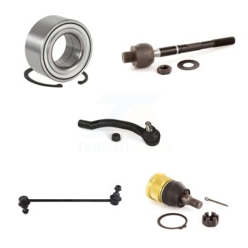 Front Right Bearing Lower Ball Joint Tie Rod End Link Kit (5Pc) For Honda Pilot Acura MDX K7T-102834