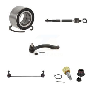 Front Right Bearing Lower Ball Joint Outer Inner Tie Rod End Link Kit (5Pc) For Honda Fit K7T-102837