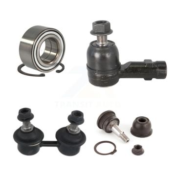 Front Wheel Bearing Lower Ball Joint Outer Tie Rod Link Kit For 2001-2006 Hyundai Elantra K7T-102866