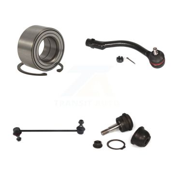 Front Right Bearing Lower Ball Joint Outer Tie Rod & Sway Bar Link Kit For Hyundai Accent K7T-102889