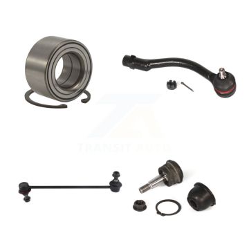Front Right Bearing Lower Ball Joint Outer Tie Rod & Sway Bar Link Kit For Hyundai Accent K7T-102890