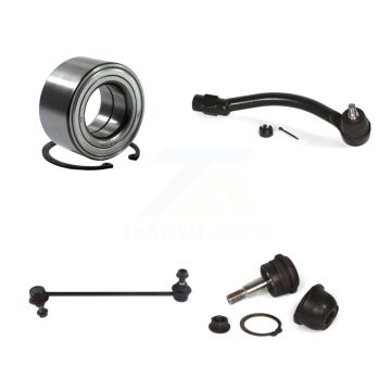 Front Right Bearing Lower Ball Joint Outer Tie Rod Link Kit For Hyundai Elantra GT Coupe K7T-102908