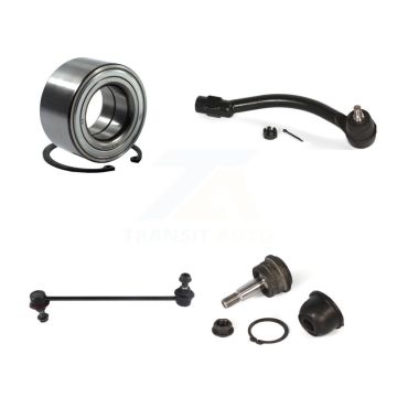 Front Right Bearing Lower Ball Joint Outer Tie Rod End Link Kit For Hyundai Elantra Coupe K7T-102909