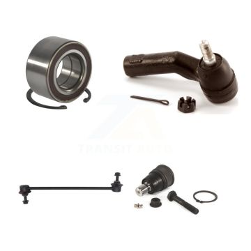 Front Right Wheel Bearing Lower Ball Joint Outer Tie Rod & Sway Bar Link Kit For Mazda 3 K7T-102915