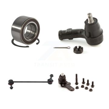 Front Right Bearing Lower Ball Joint Outer Tie Rod Link Kit For Ford Focus 10.70" Length K7T-102932