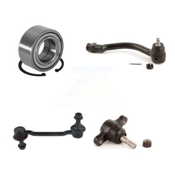 Front Right Bearing Lower Ball Joint Outer Tie Rod & Link Kit For 2006-2011 Hyundai Azera K7T-102936