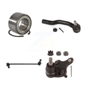 Front Right Bearing Lower Ball Joint Outer Tie Rod & Link Kit For 17-18 Toyota Corolla iM K7T-102940
